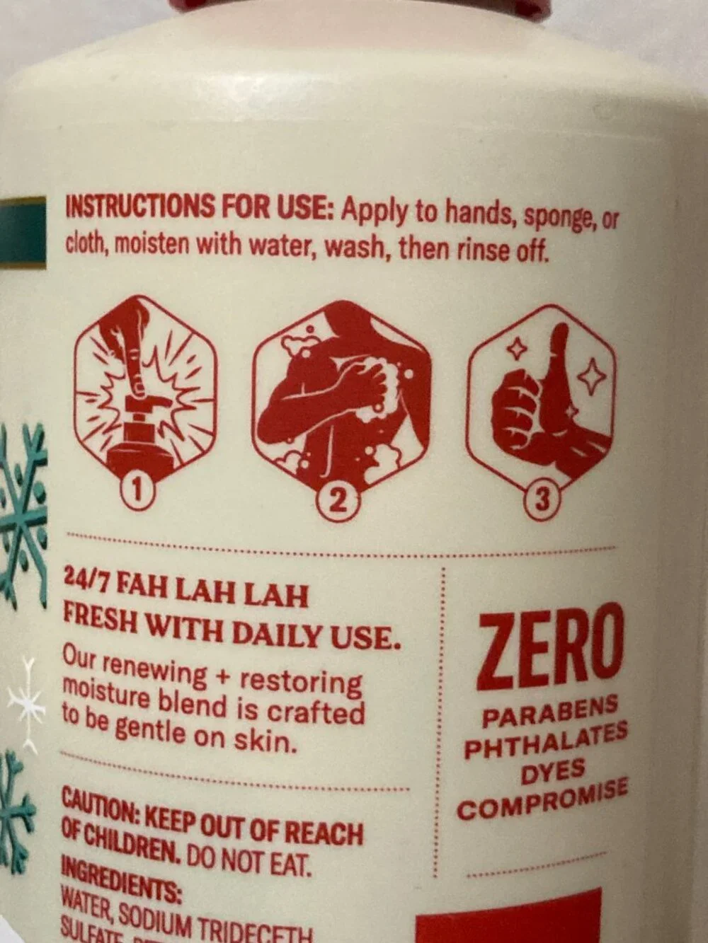 Lot of 2 - Old Spice Limited Edition Body Wash - Peppermint Slopes 16 fl oz